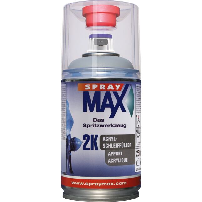 SprayMAX 2K Podkład akrylowy spray Szary 250 ml